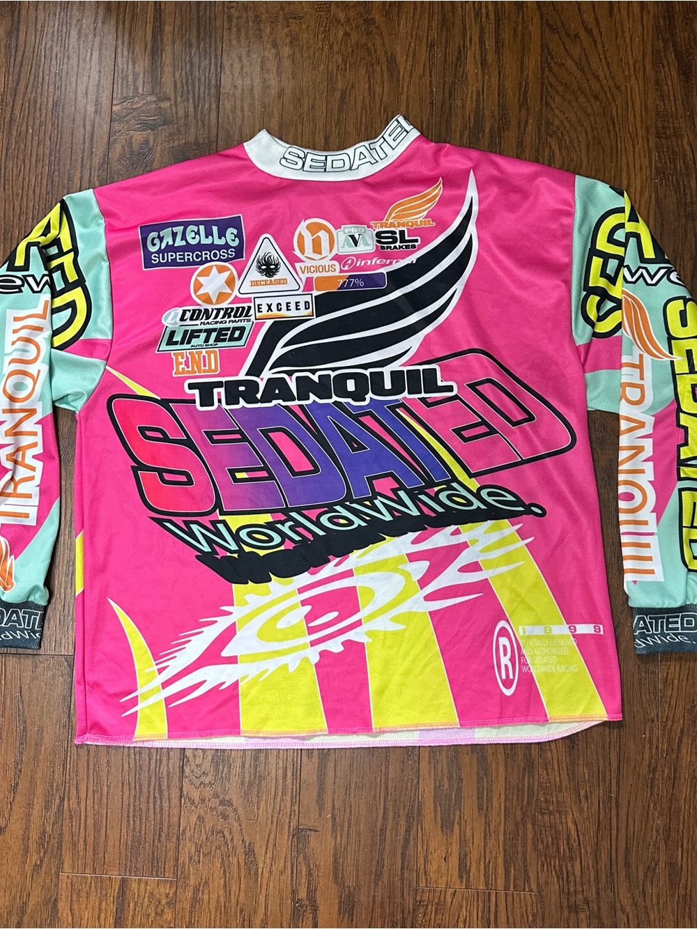 mnml Motocross Mock Neck Jersey Mens large